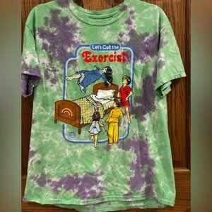 Steven Rhodes Threadless for Hot Topic Tie-Dye “Let’s Call the Exorcist” Tee